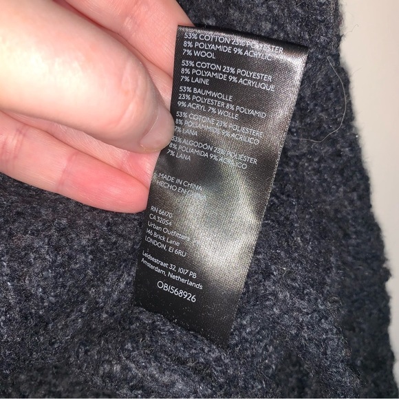 Free People Avery Cardigan Black XS - Picture 11 of 13